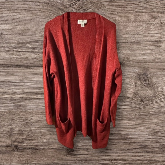 Treasure & Bond Sweaters - Treasure & Bond Rich Burgundy Cardigan